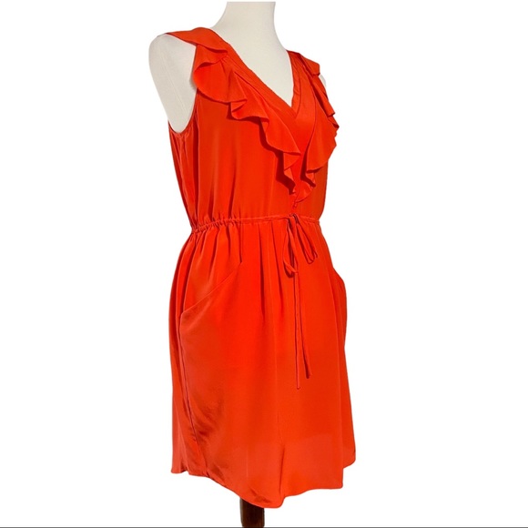 Rebecca Taylor Oh What A Night Silk Ruffle Dress - Picture 4 of 12